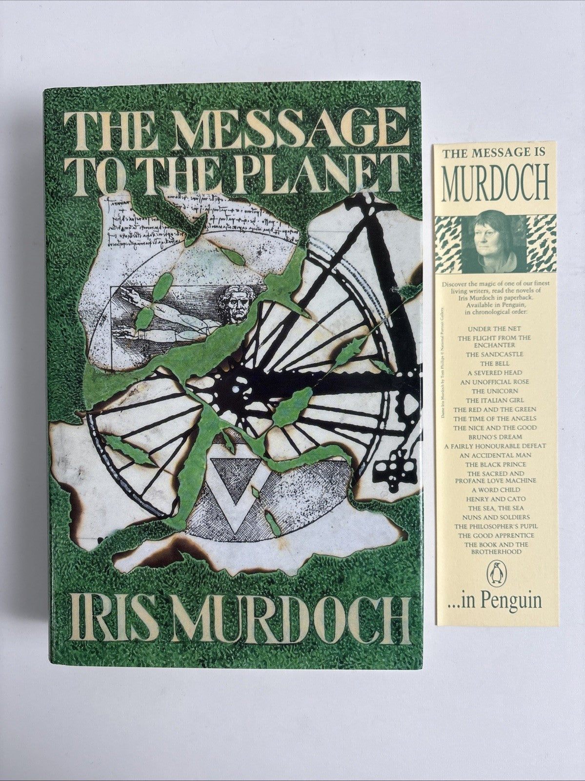 The Message to the Planet Iris Murdoch HB 1st Edition Inc. Rare Bookmark