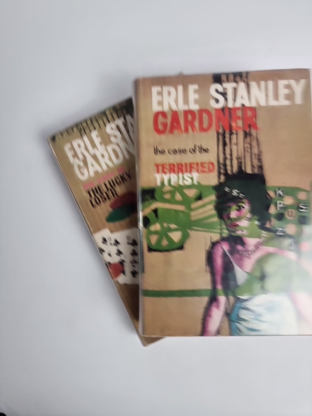 Earl Stanley Gardener: Terrified Typist & Lucky Loser Both UK 1ST EDITION fine