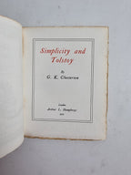 Simplicity And Tolstoy, G. K. Chesterton