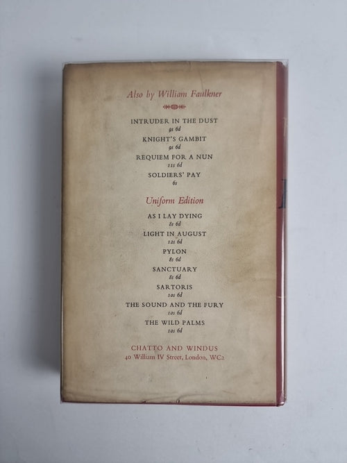 A Fable, William Faulkner — UK First Edition