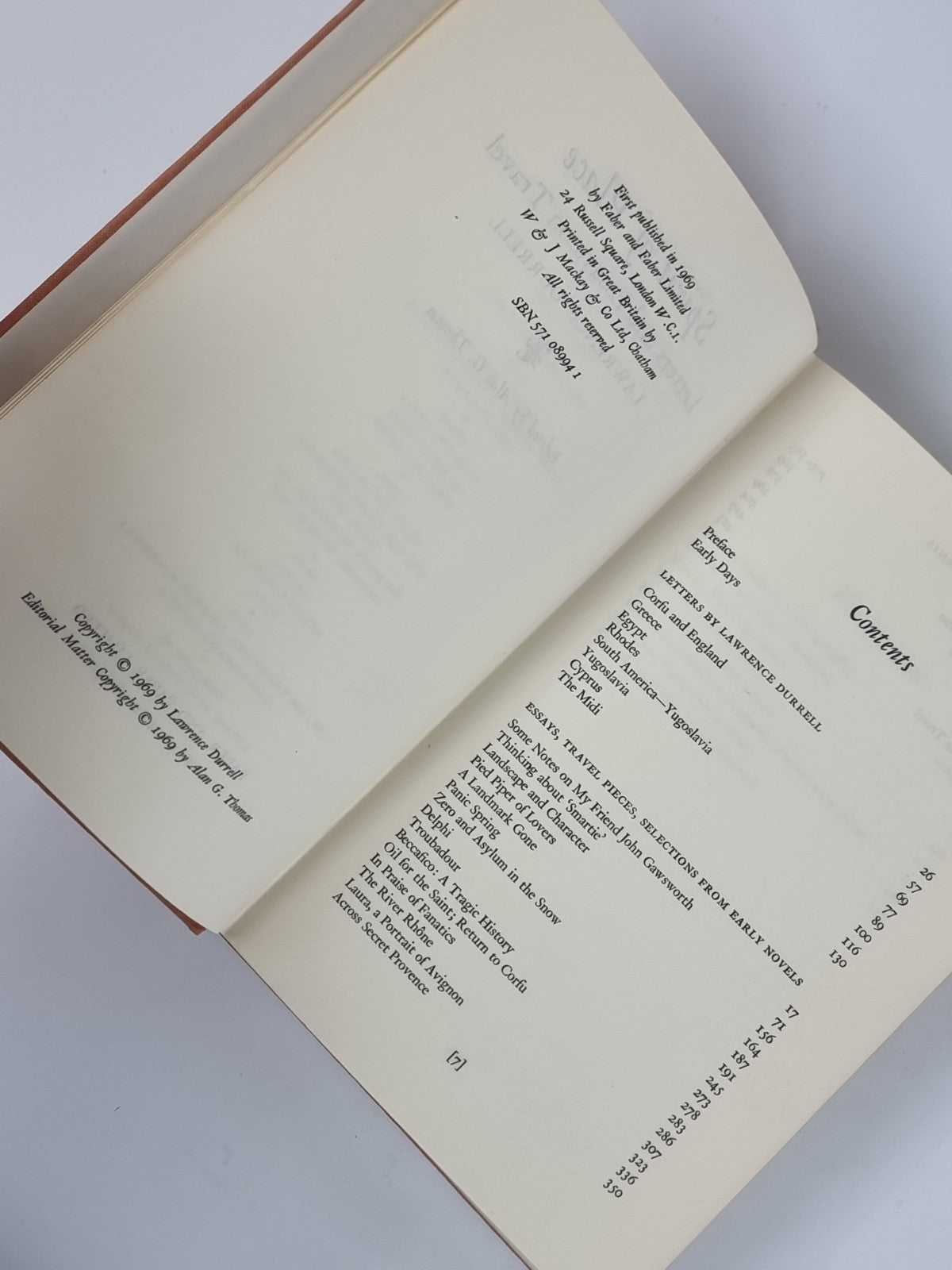 Spirit Of Place, Lawrence Durrell - First Edition