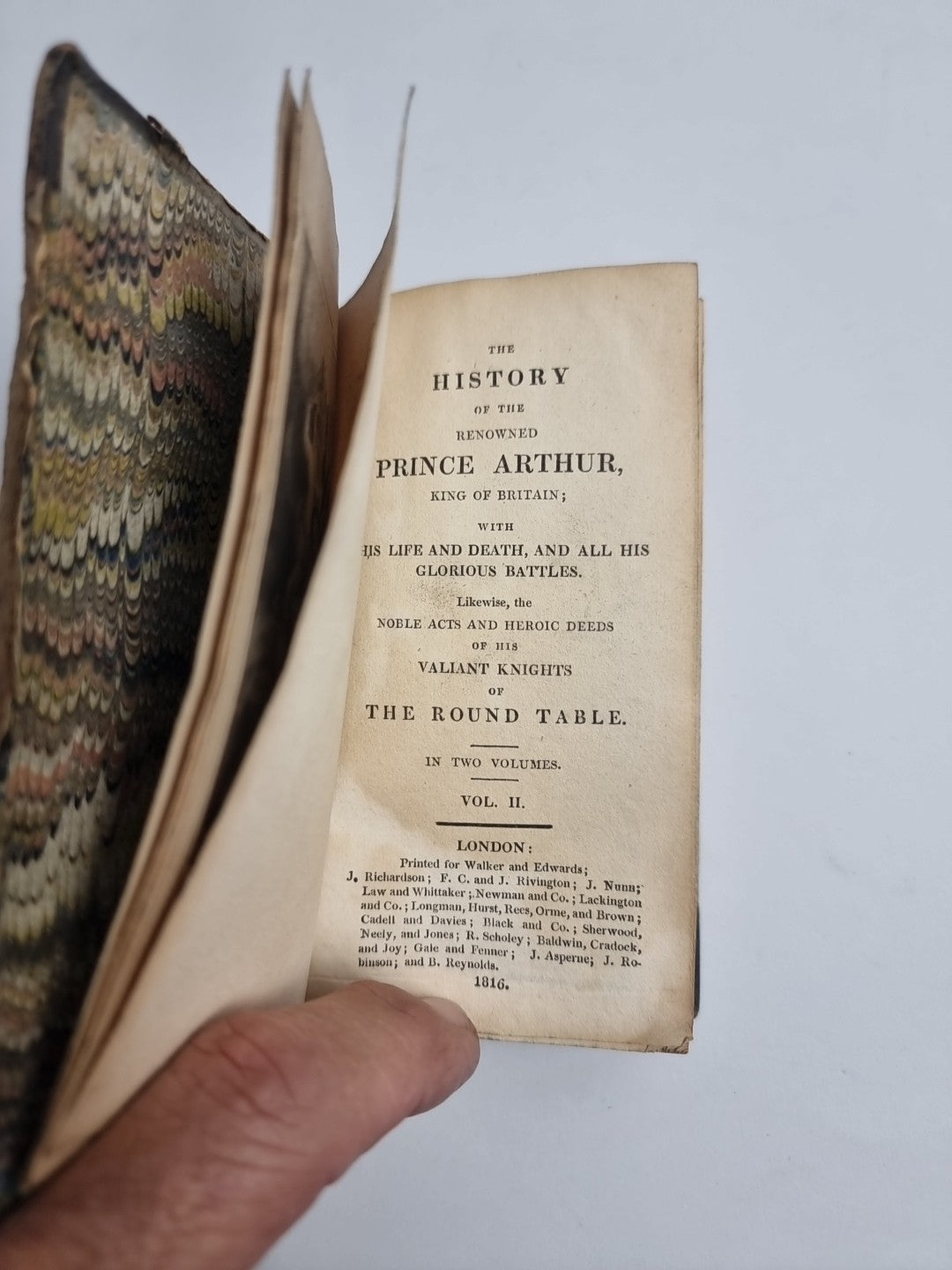 The HISTORY of the RENOWNED PRINCE ARTHUR, KING OF BRITAIN 1816 