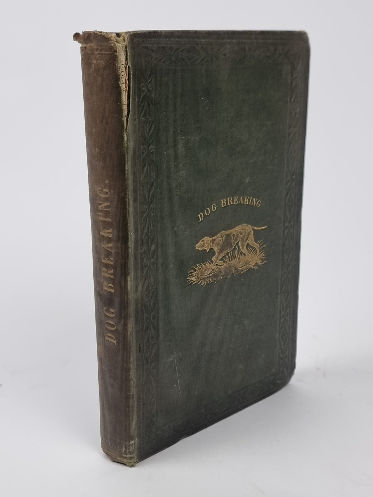 1848 DOG BREAKING W N Hutchinson 8 engraved plates Rare 1848 1st edition