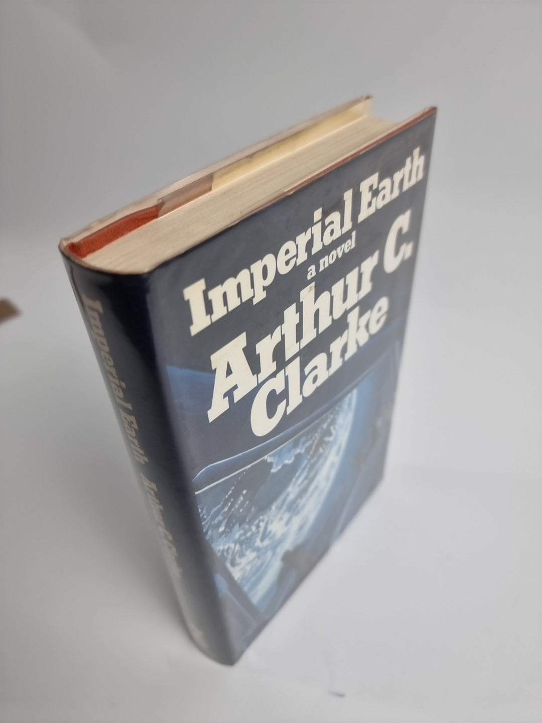 1975 Imperial Earth Arthur C Clarke 1st Edition Protective Wrapper. Fine Unread.