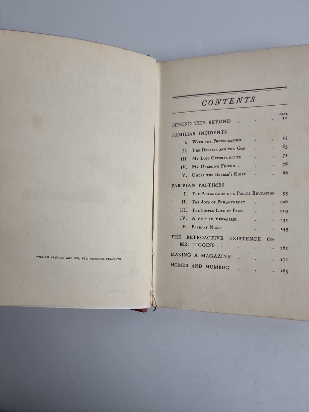 Behind The Beyond, Stephen Leacock — First Edition, 1941