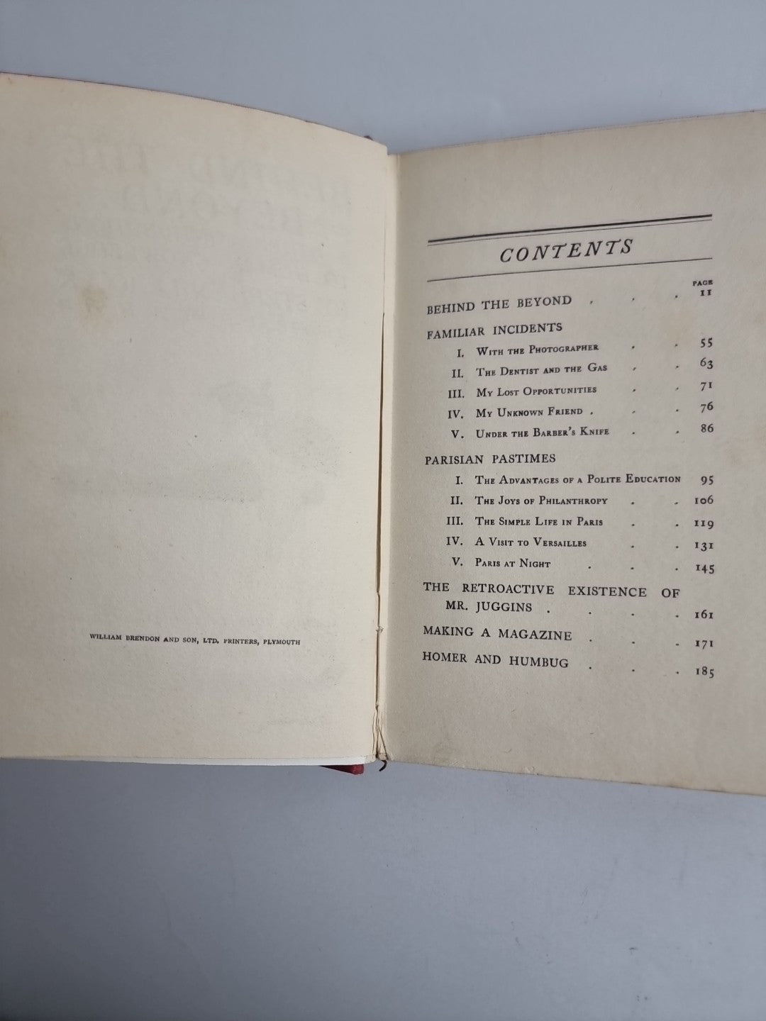 Behind The Beyond, Stephen Leacock — First Edition, 1941