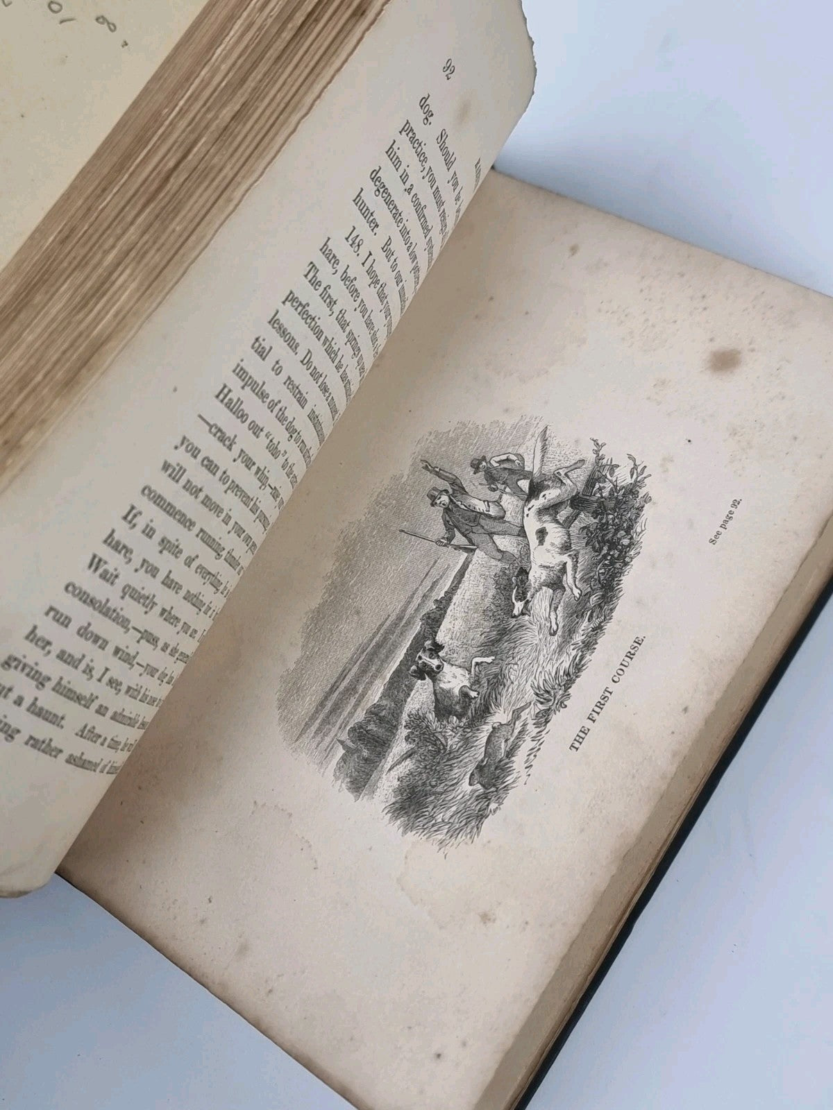 1848 DOG BREAKING W N Hutchinson 8 engraved plates Rare 1848 1st edition