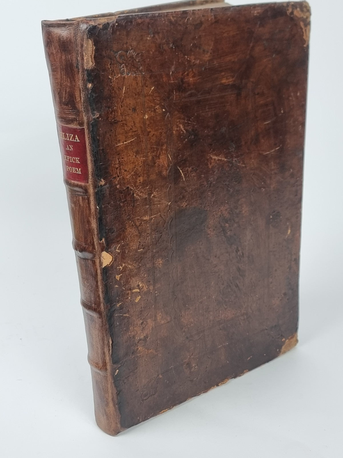 Eliza: An Epick Poem. In ten books. By Sir Richard Blackmore 1705 1st printing