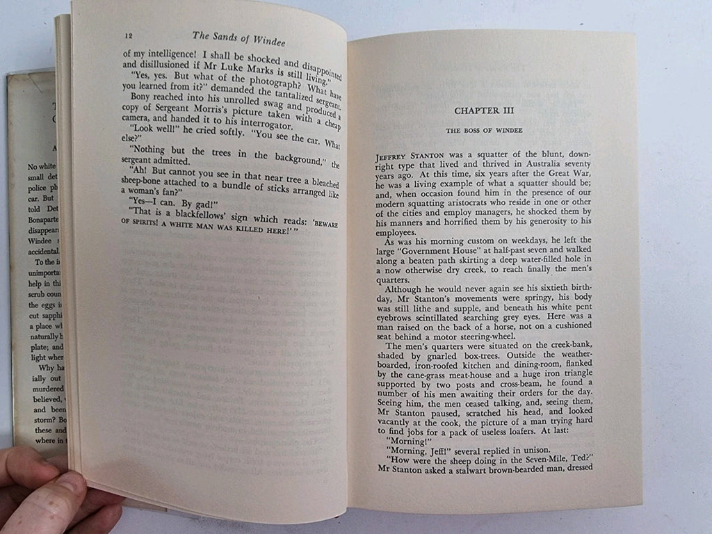 The Sands of Windee, Arthur Upfield— First Edition, UK