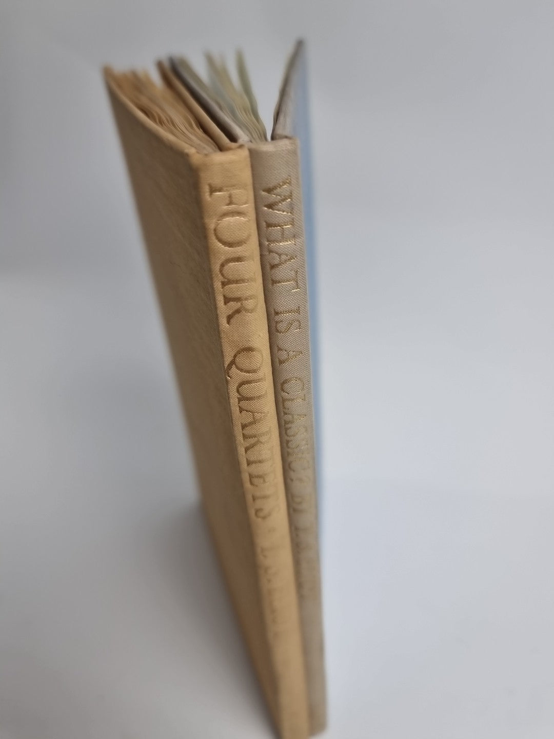 Four Quartets & What Is A Classic By T.S. Eliot. Both 1st Edition 