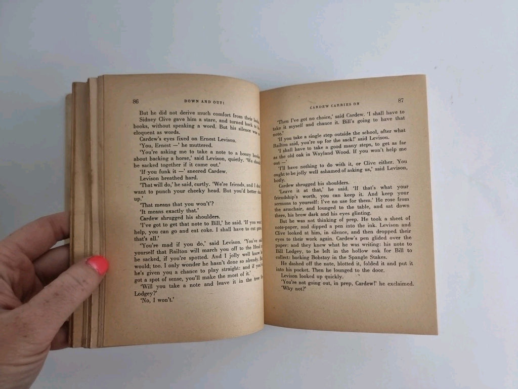 Down And Out! Frank Richards — First Edition