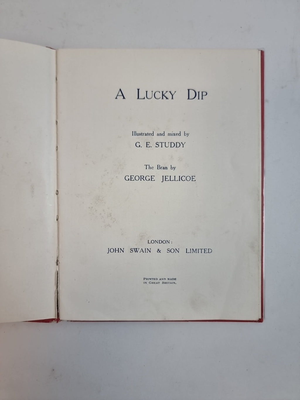 A Lucky Dipp, G. E. Studdy — First Edition, AS NEW