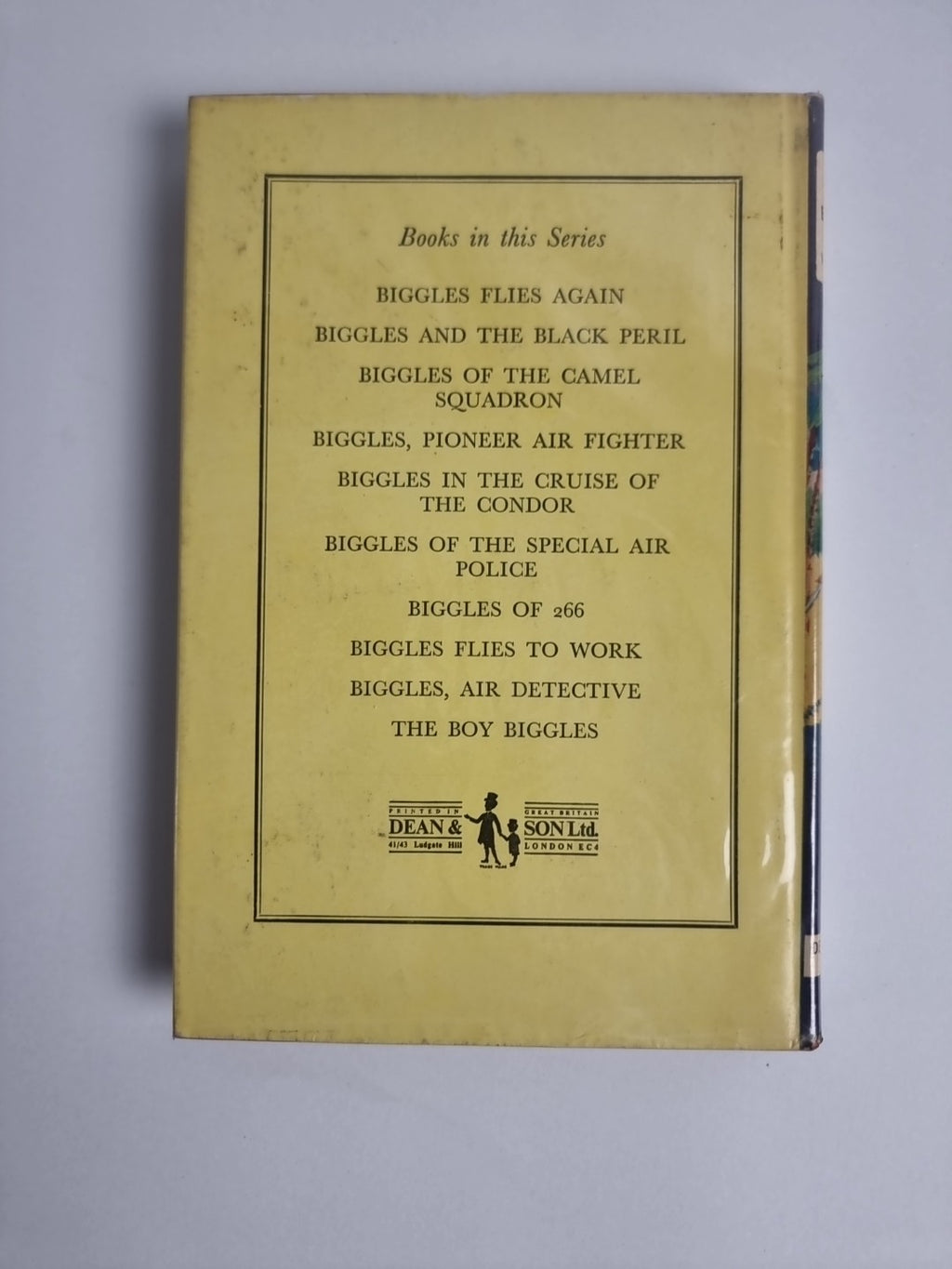 The Boy Biggles, Captain W E Johns — 1st Edition
