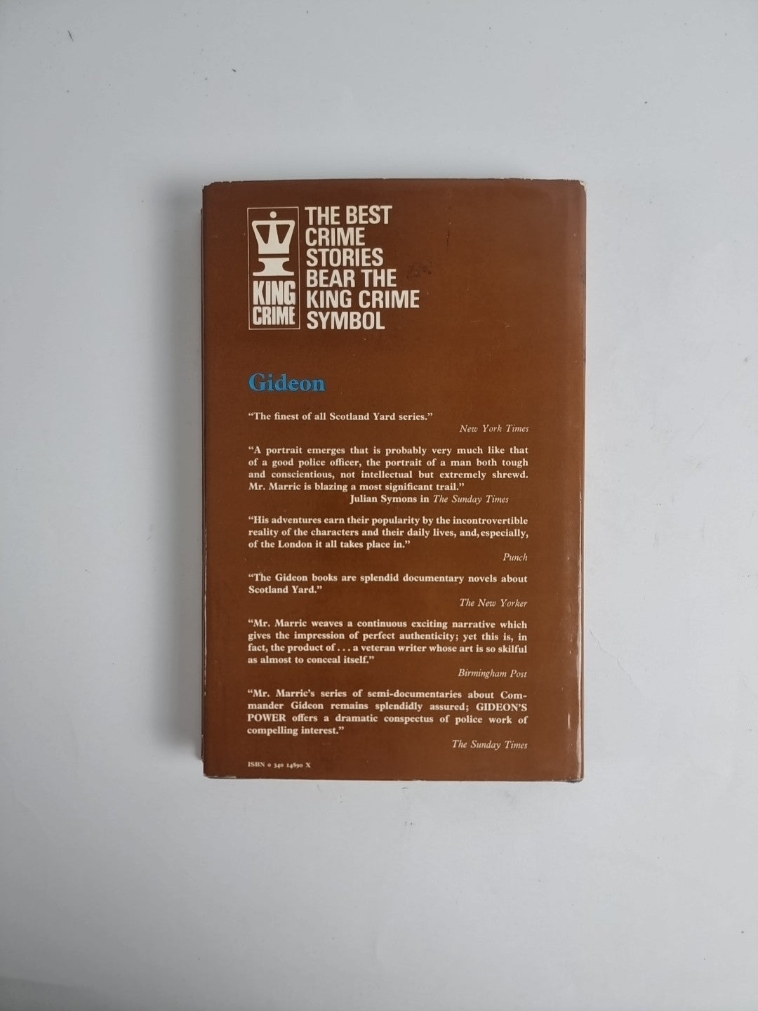 Gideon's Art, J.J. Marric — First Edition (UK)