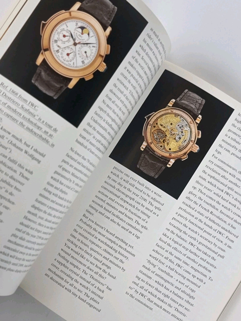 IWC: A complete catalogue of watchmaking masterpieces from Schaffhausen.