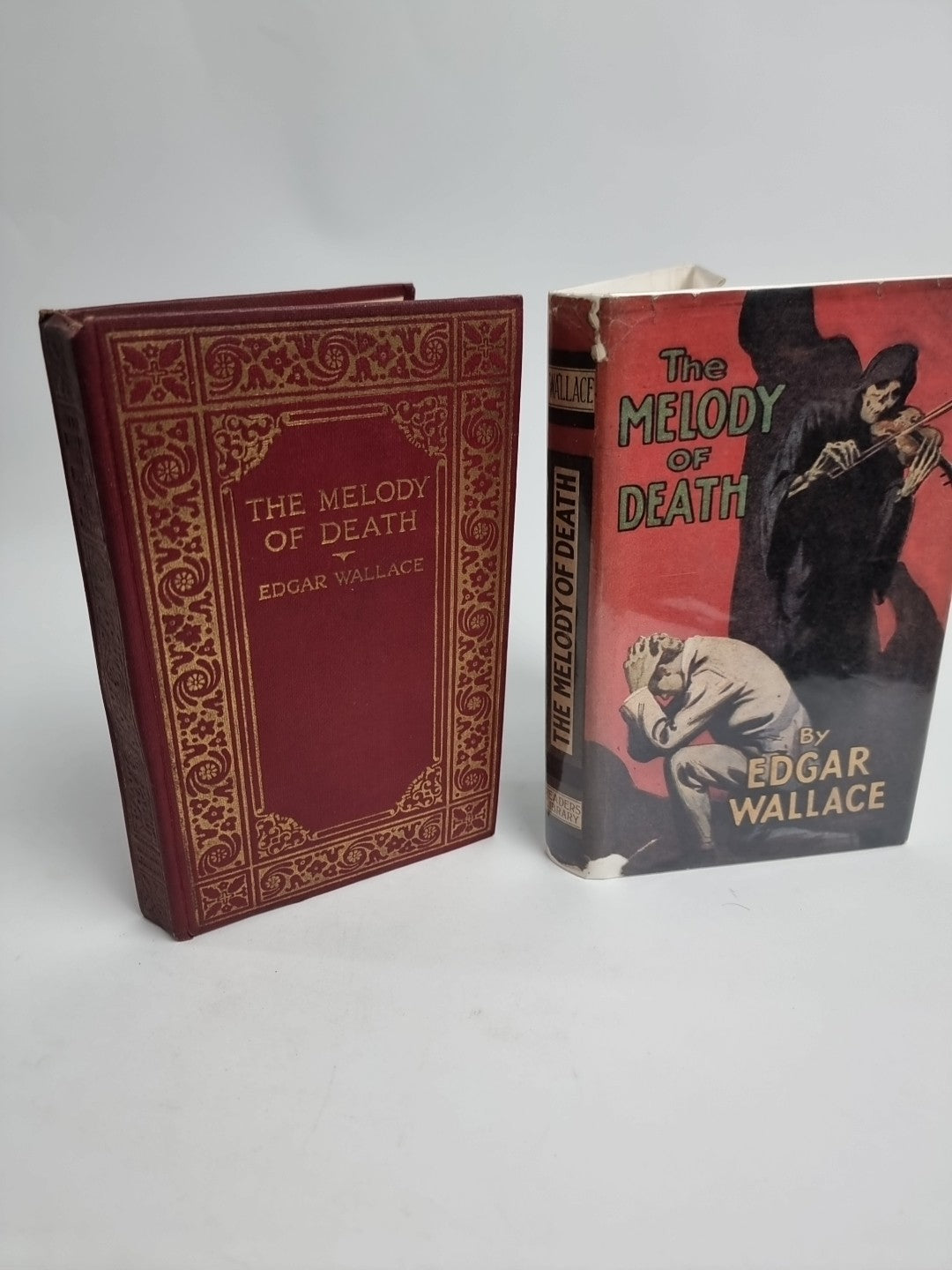 Edgar Wallace - The Melody of Death - Readers Library 1928 - UK Cover Scarce