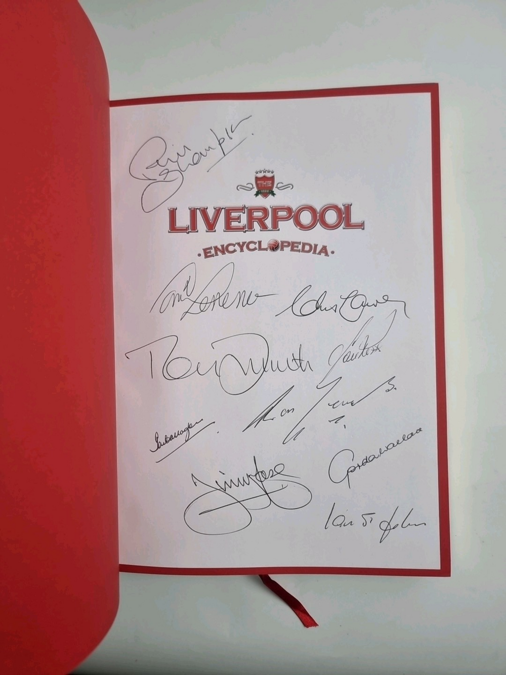 The Liverpool Encyclopedia Shankly the Great Special Edition Signed by Players