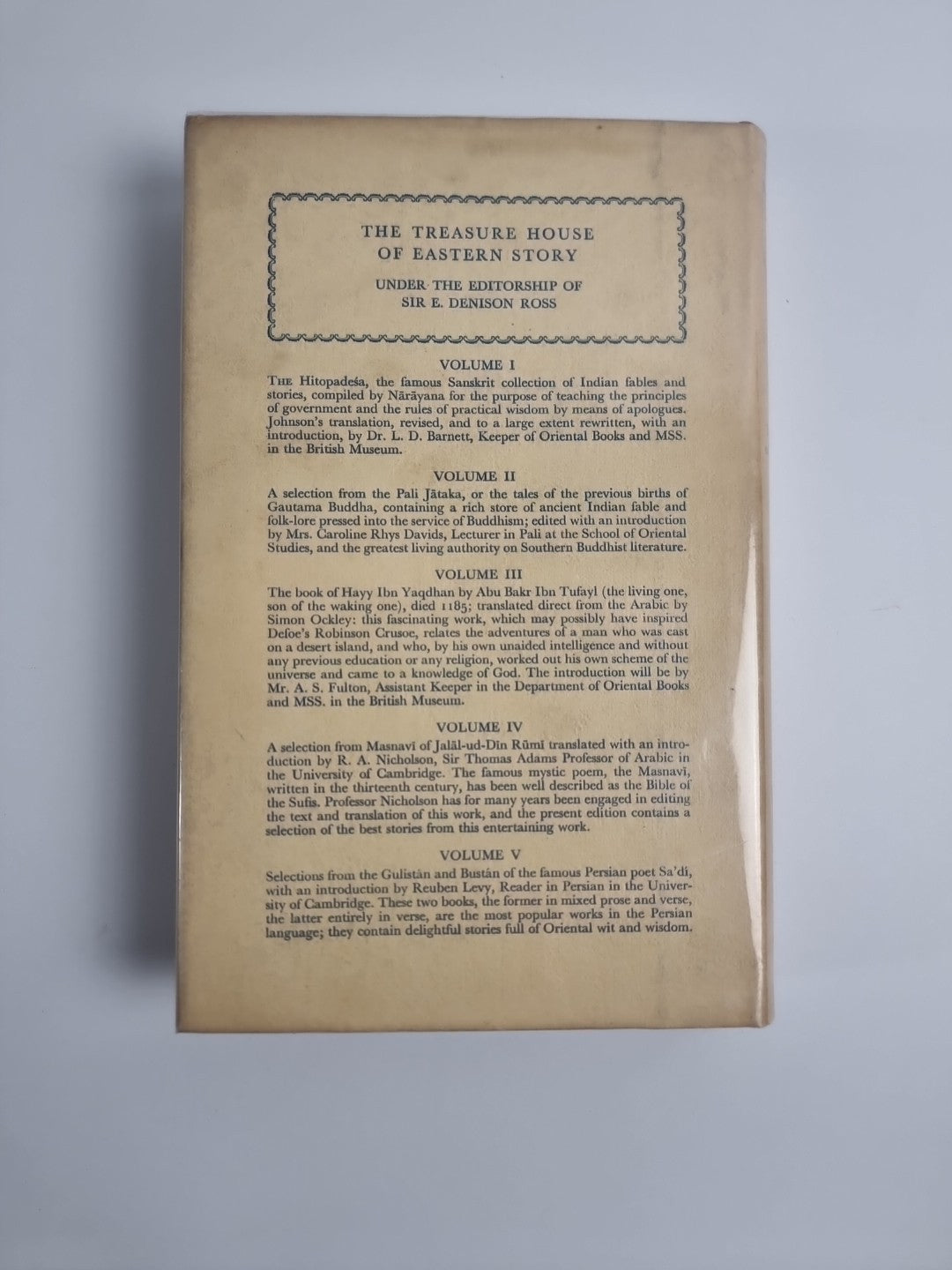 Hitopadesa The Book Of Wholesome Counsel 1 Of 50 Signed Limited edition 