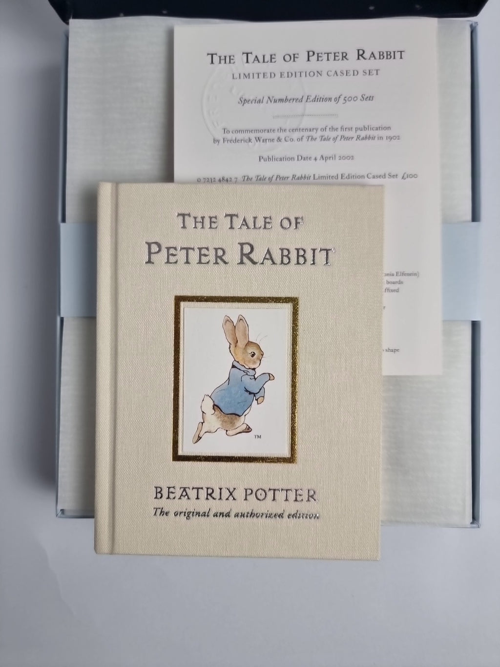 Tale of Peter Rabbit 100th Anniversary Limited Edition Cased Set New RARE