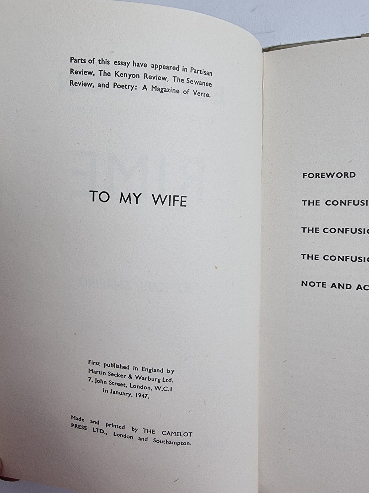 Essay On Rime, Karl Shapiro — First Edition