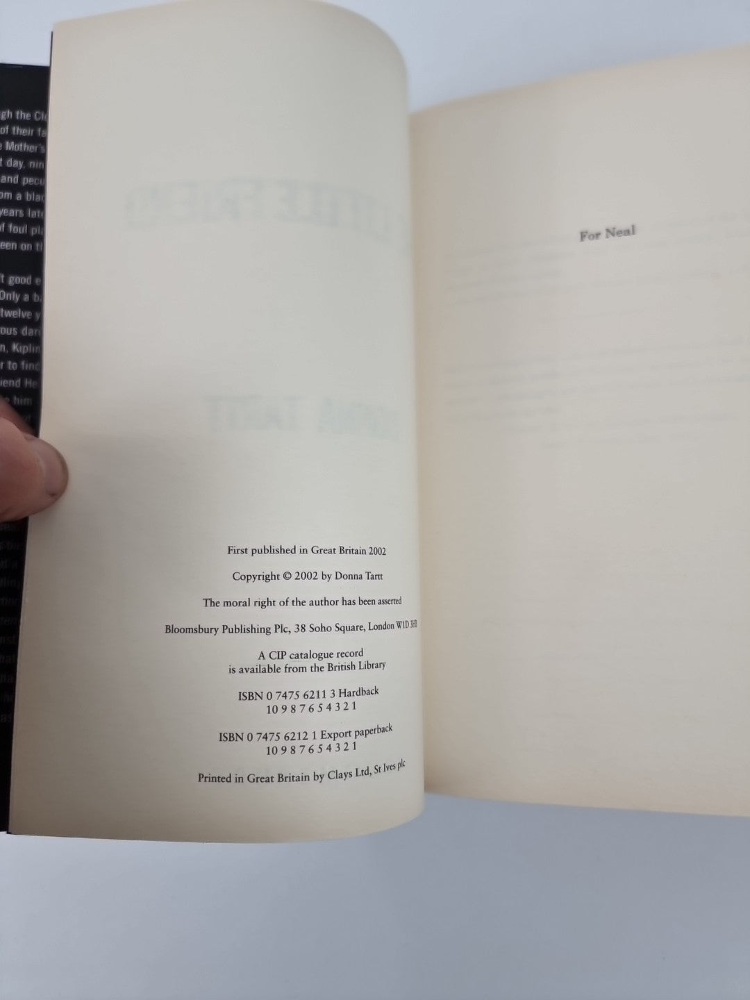 The Little Friend, Donna Tartt - First Edition