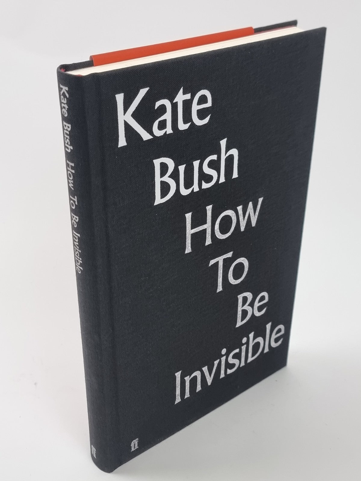 How to Be Invisible : Lyrics by Kate Bush (Hardcover) Signed 1st NEW