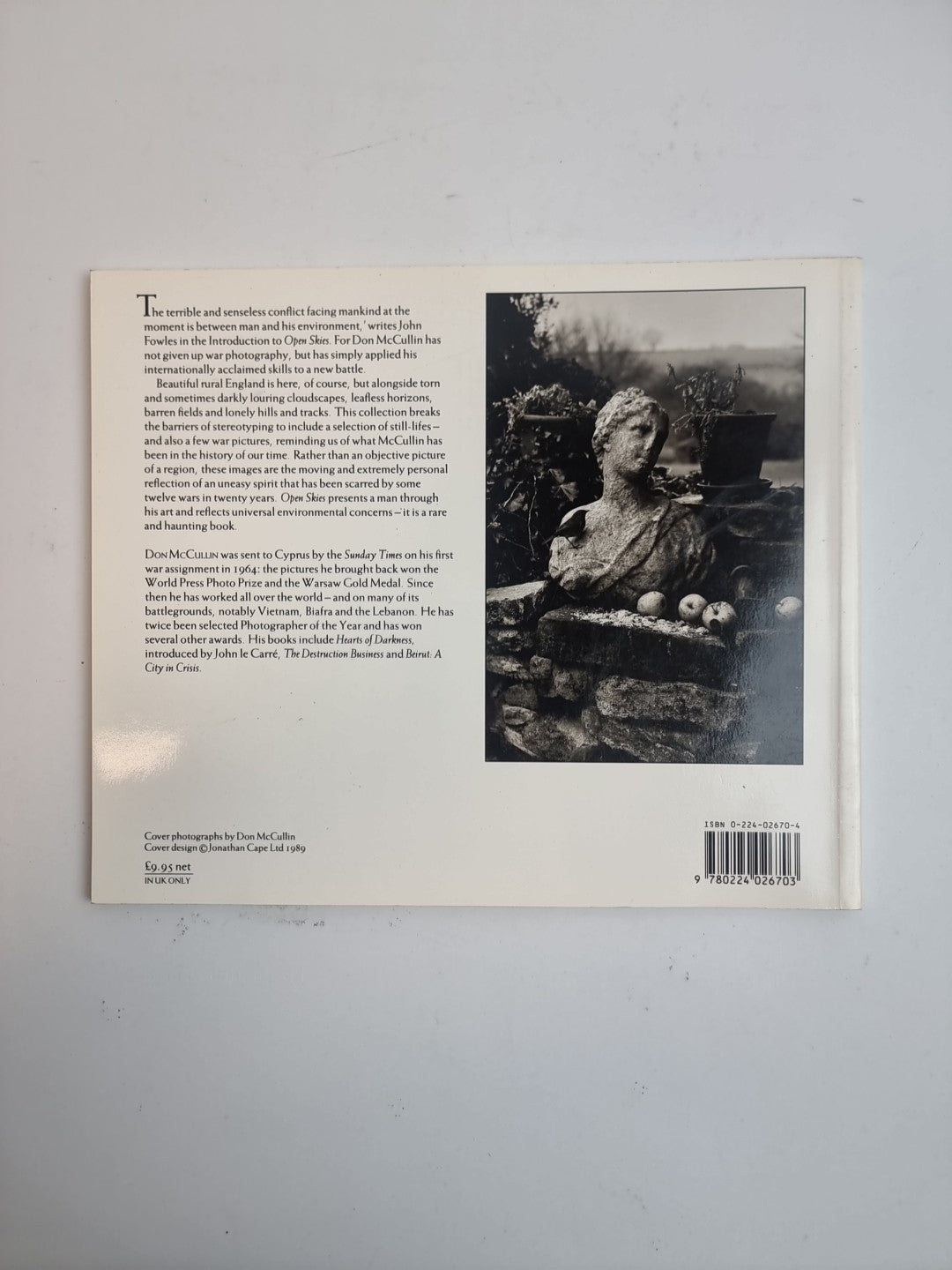 OPEN SKIES DON McCULLEN New Free Delivery