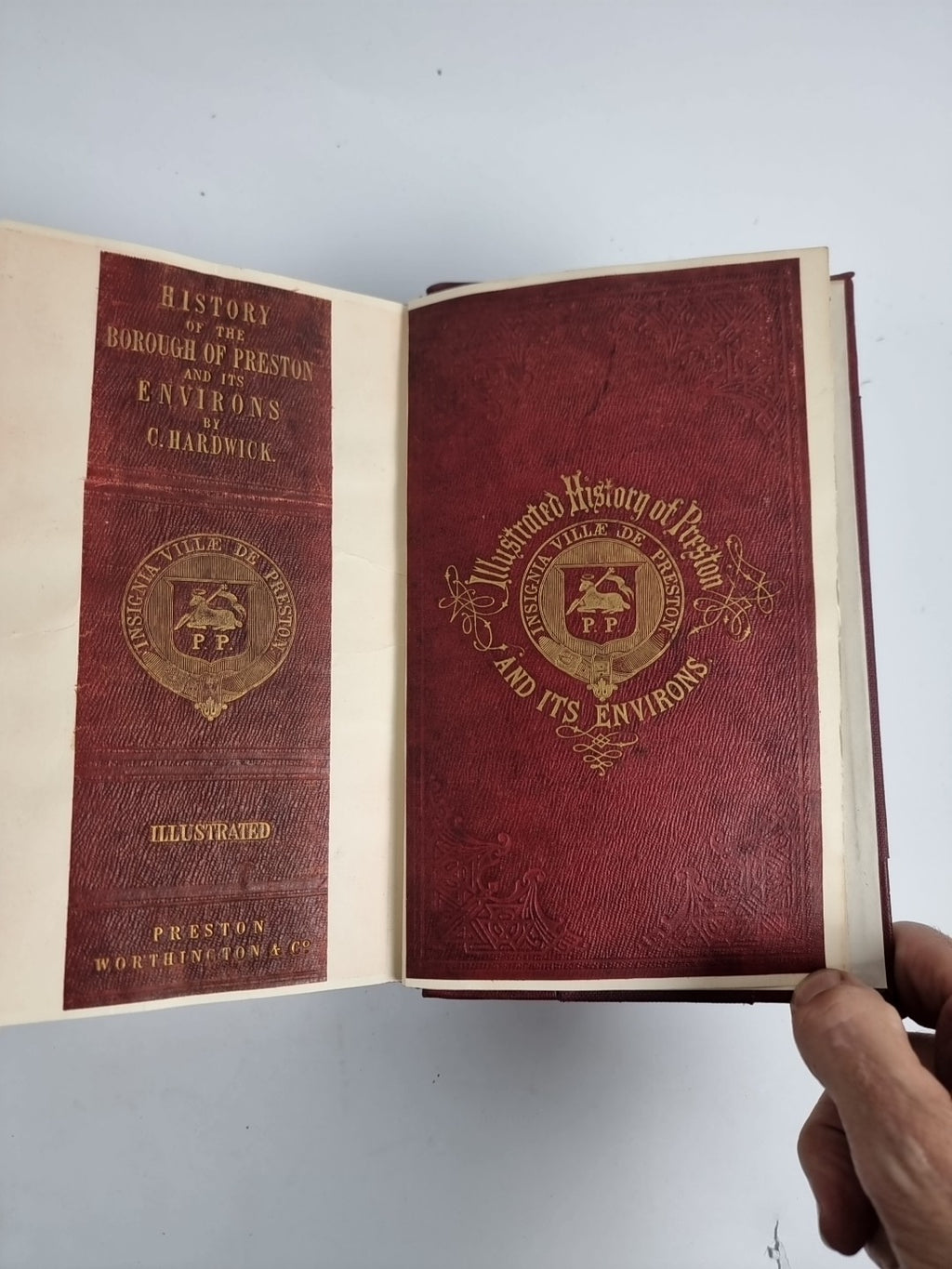 History of the boat of Preston Charles Hardwick 1857 1st Edition 
