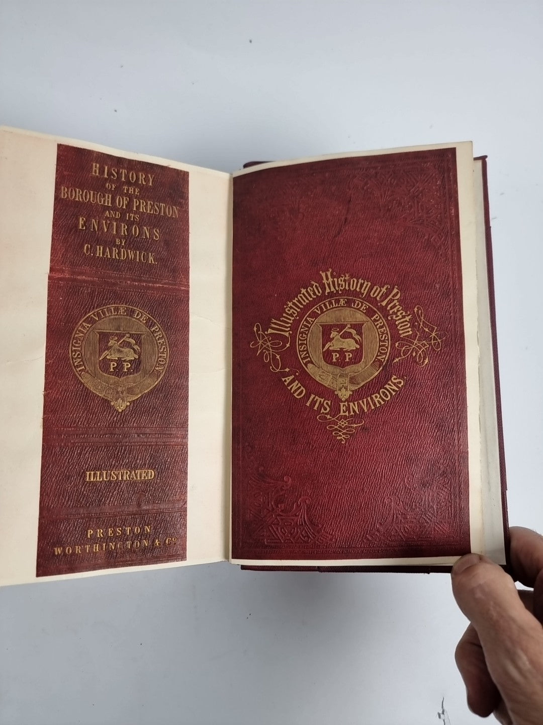 History of the boat of Preston Charles Hardwick 1857 1st Edition 