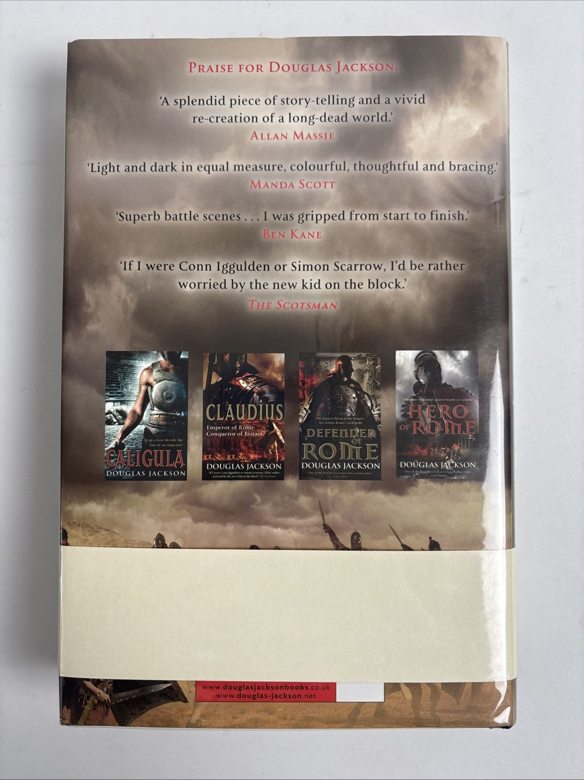 Avenger of Rome by Douglas Jackson Hardback 1st Edition Signed