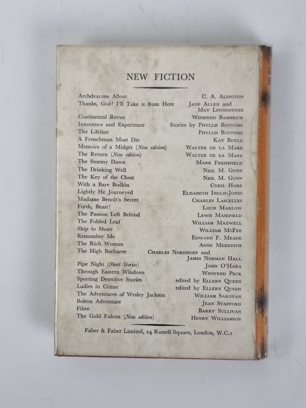 Continental Revue, Winifred Bambrick - First Edition