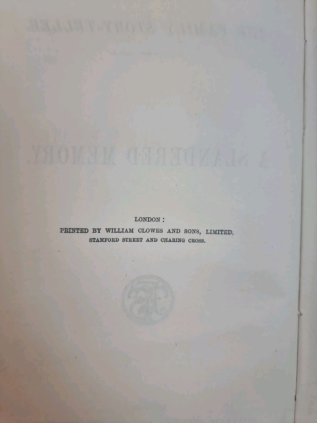 Muriel's Diamonds & A Slandered Memory, The Family Story Teller — 1st Editions