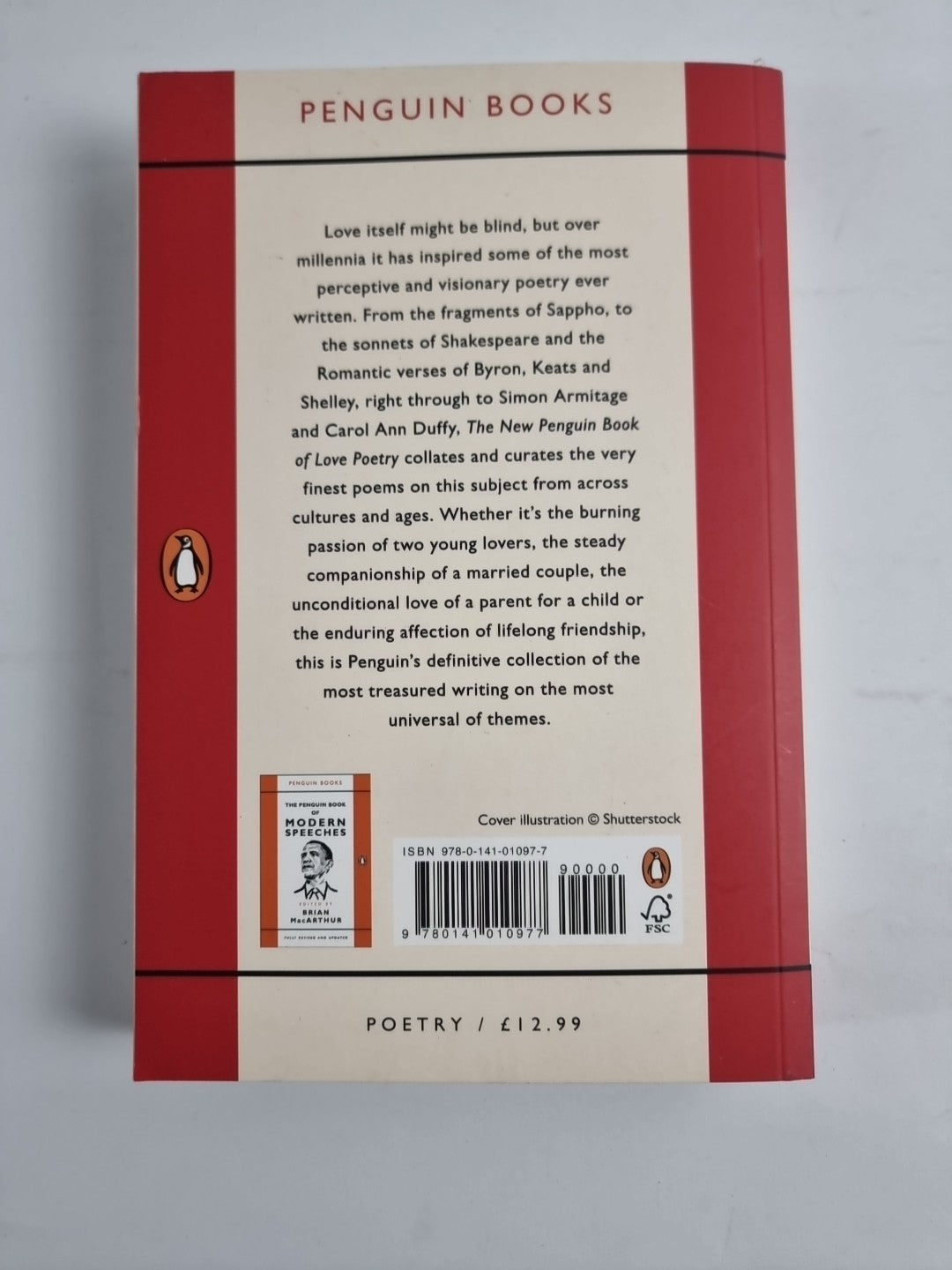 The New Penguin Book of Love Poetry by Penguin (Paperback, 2003)