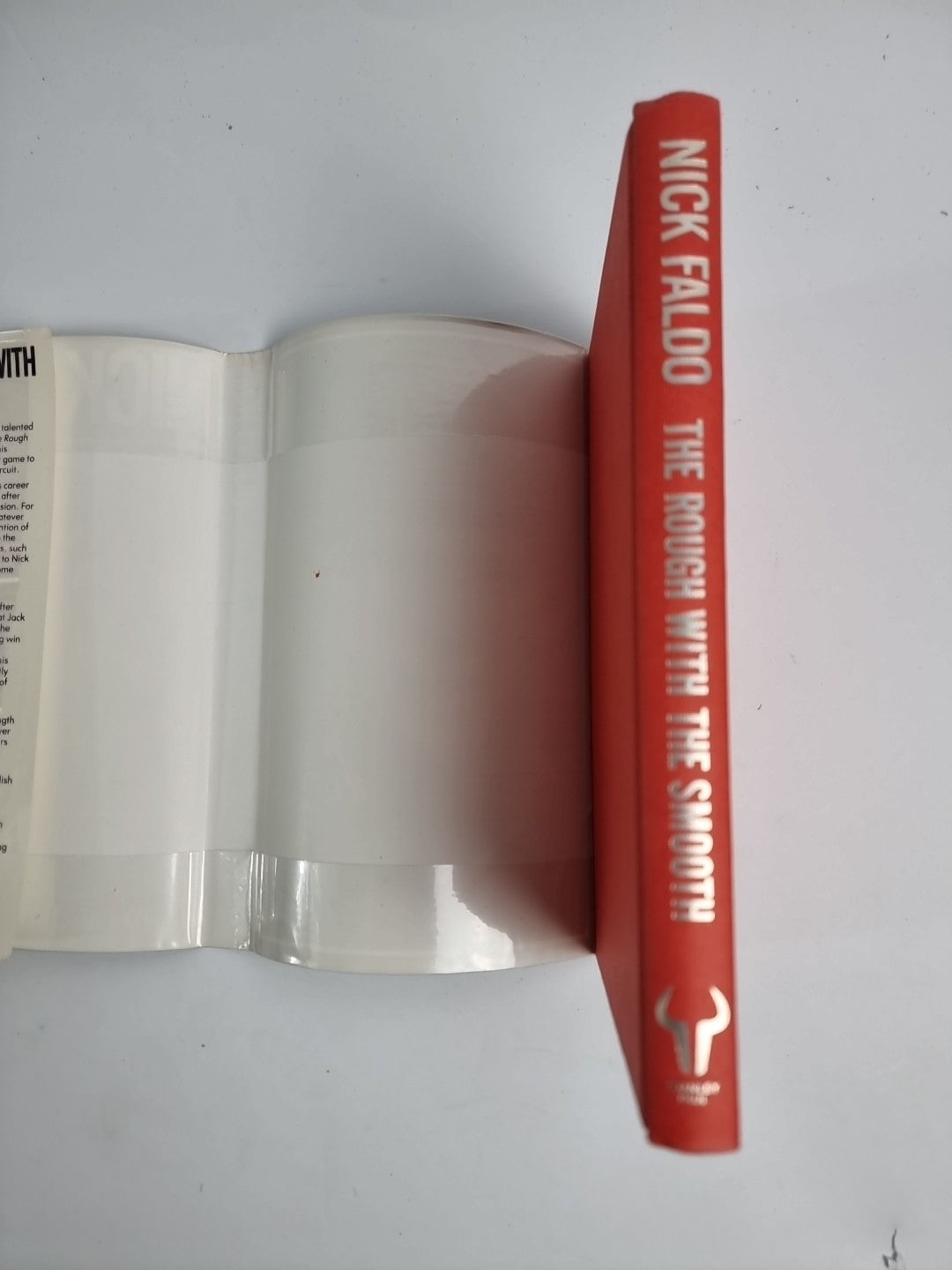 Nick Faldo, Rough with the Smooth: Breaking into Pro Golf.  Signed 1st Edition 