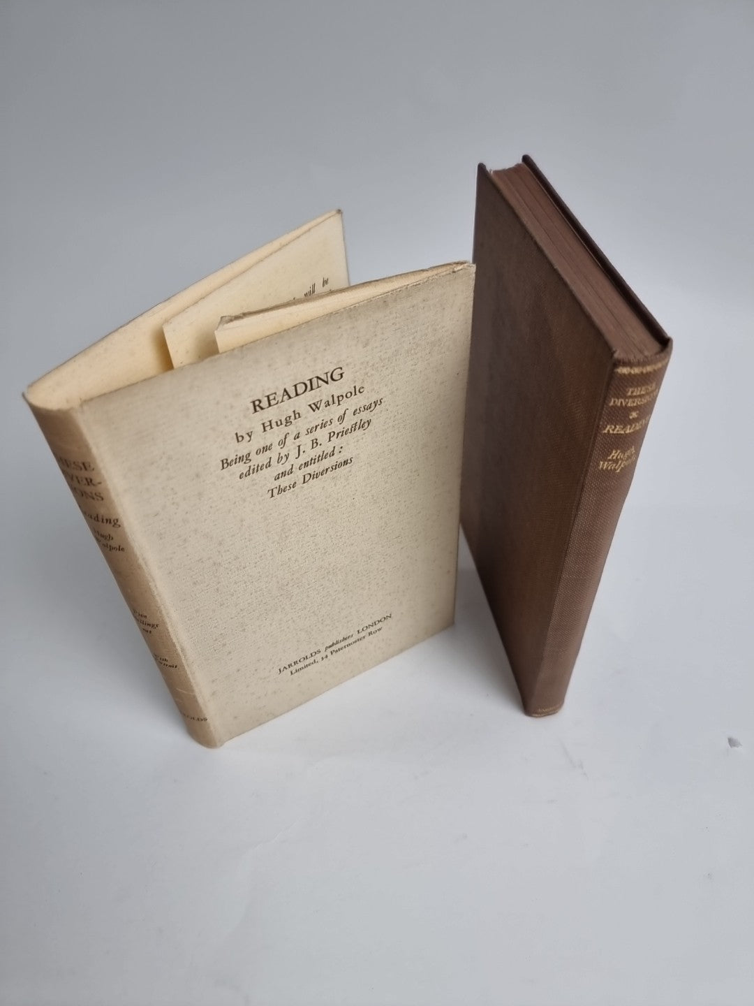 Hugh Walpole -Reading, Being one of a series of essays , 1st Edition 1926