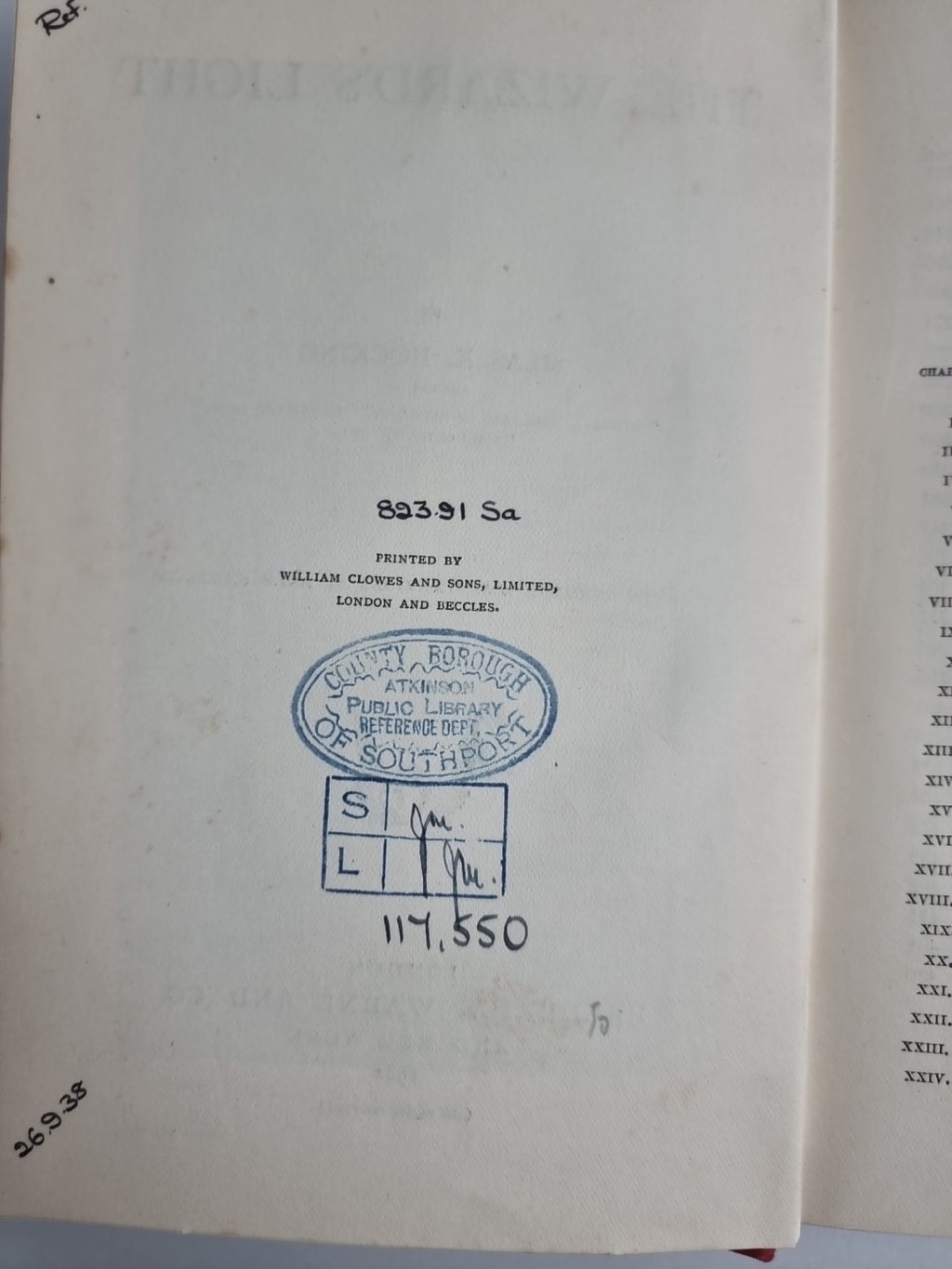 The Wizard's Light, Silas K. Hocking