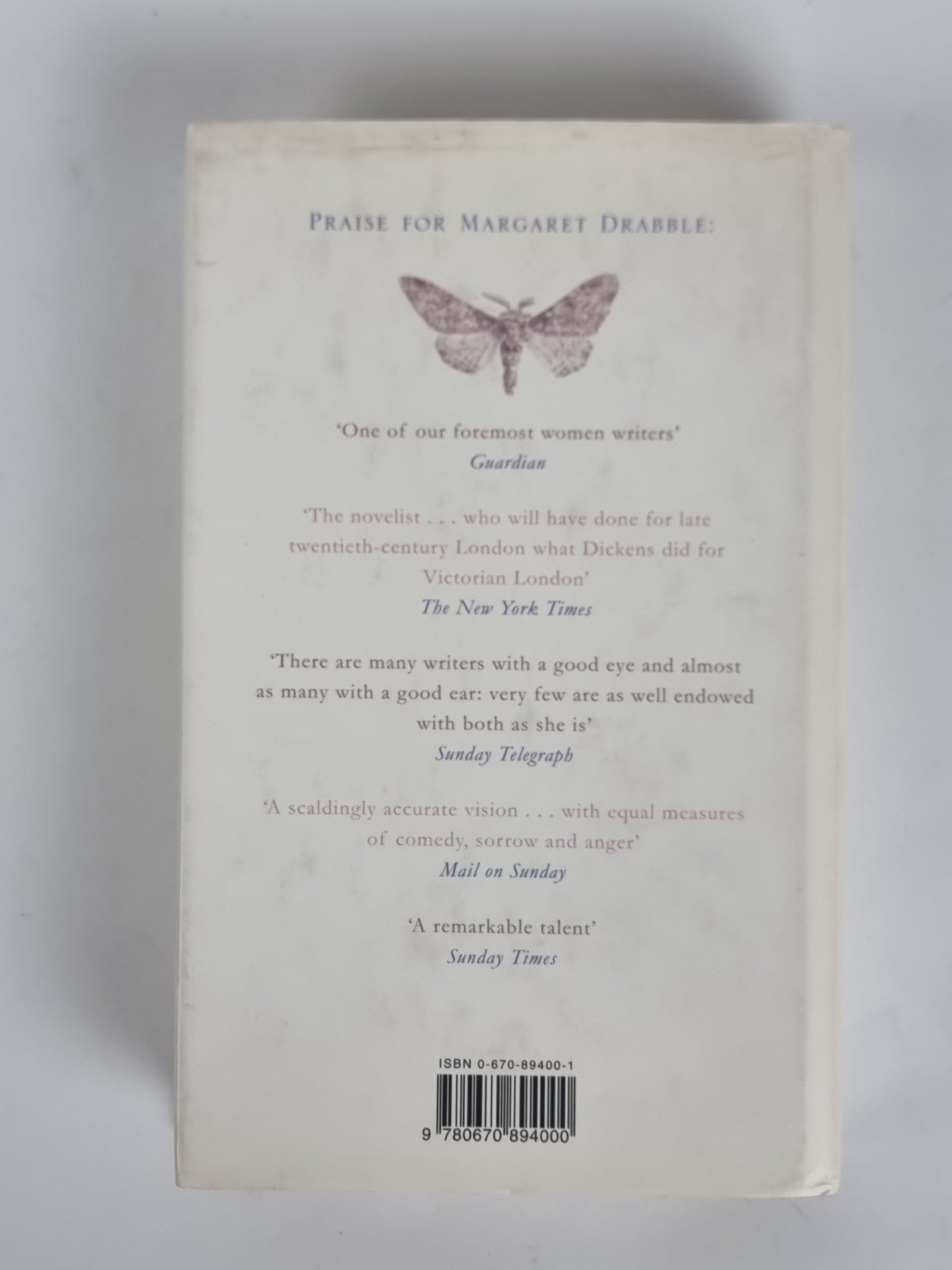 The Peppered Moth by Margaret Drabble First UK Edition (Hardback, 2001) New