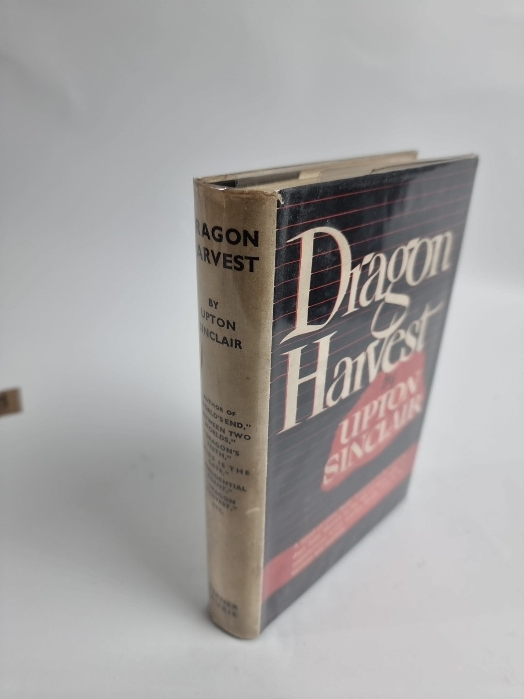 SINCLAIR, UPTON (1878-1968) Dragon harvest 1945 1st Edition 1st Print Hardcover