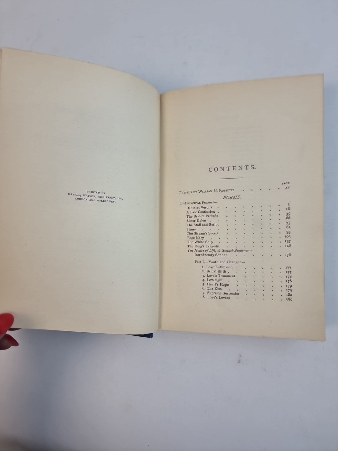 The Poetical Works of Dante Gabriel Rossetti, FINE, UNREAD