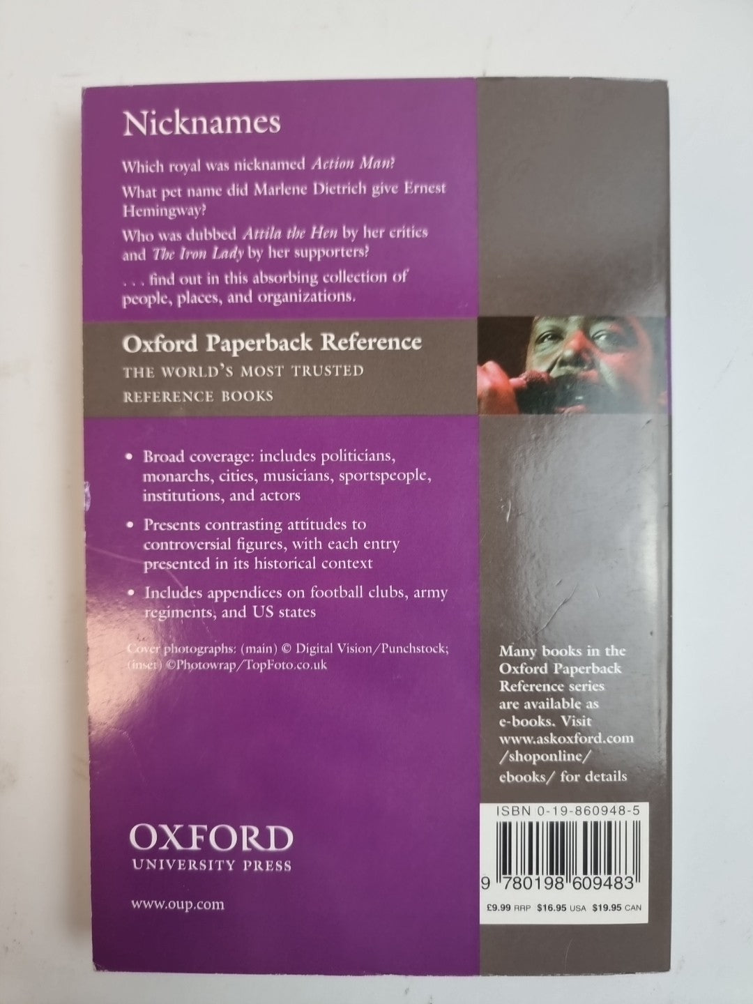 Oxford Dictionary of Nicknames by Andrew Delahunty (Paperback, 2006)