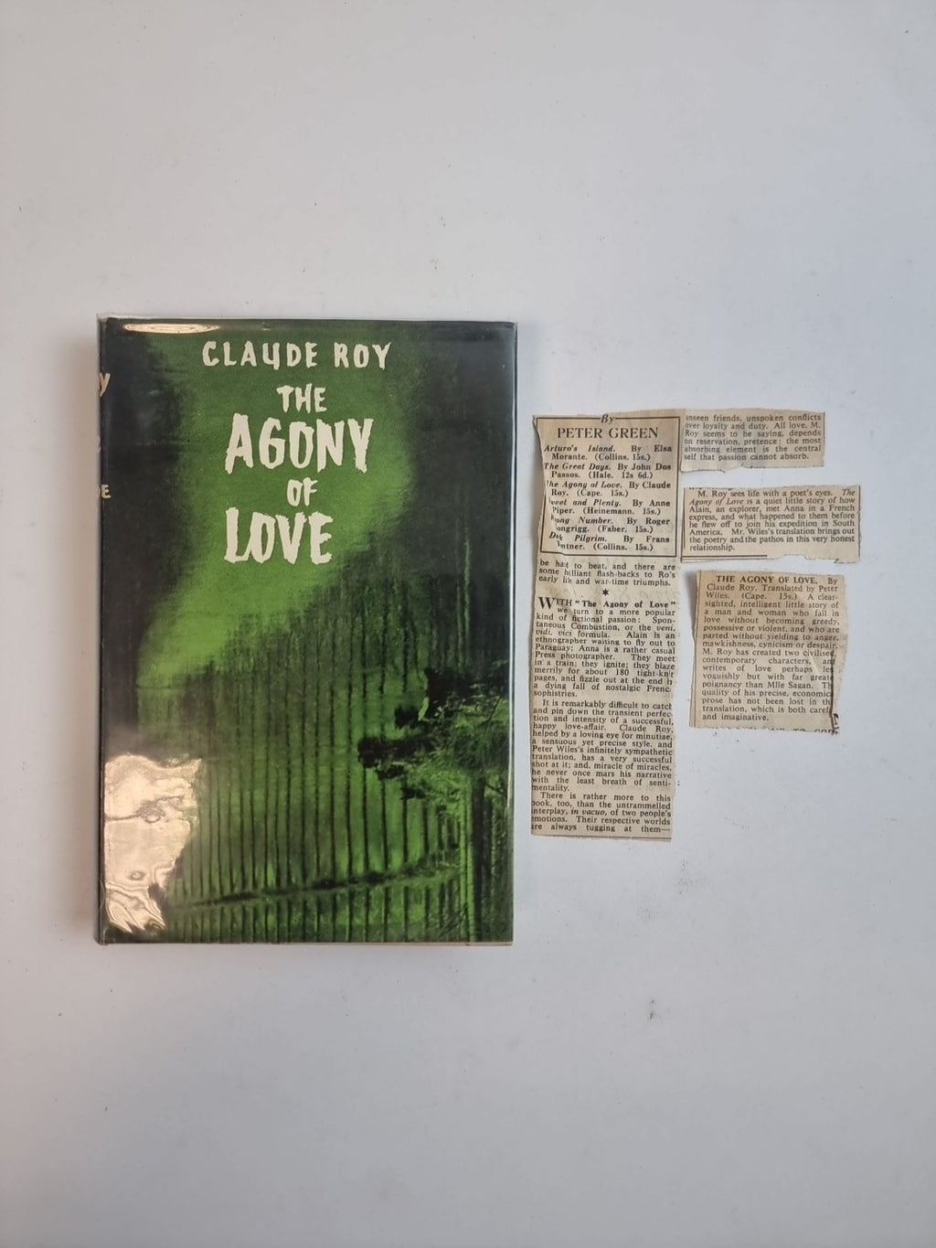 The Agony of Love, Claude Roy — First Edition, AS NEW