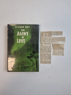 The Agony of Love, Claude Roy — First Edition, AS NEW