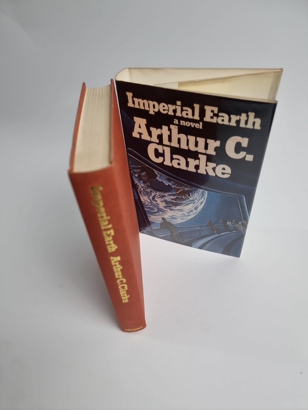 1975 Imperial Earth Arthur C Clarke 1st Edition Protective Wrapper. Fine Unread.