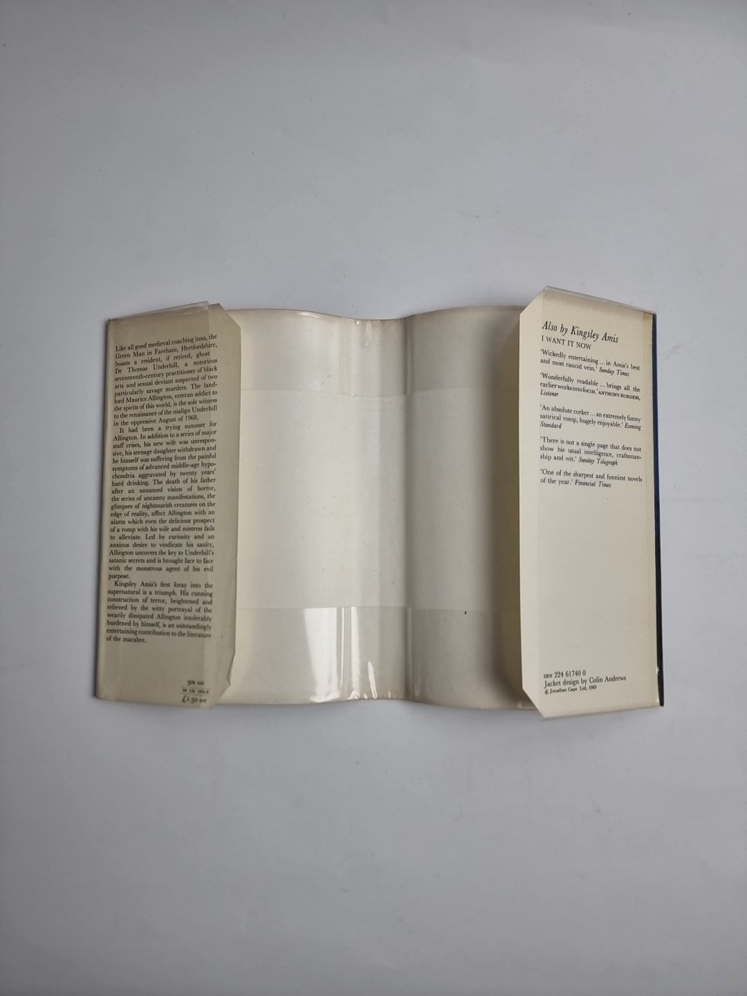 The Green Man - Kingsley Amis. Jonathan Cape 1969, UNREAD 1st Edition, 1st print