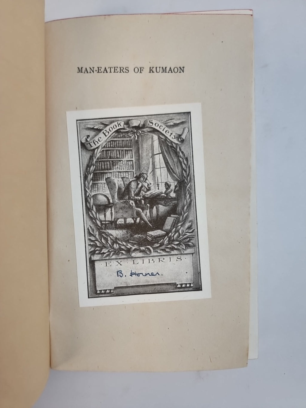 Man-Eaters of Kumaon, Jim Corbett — First Edition, AS NEW