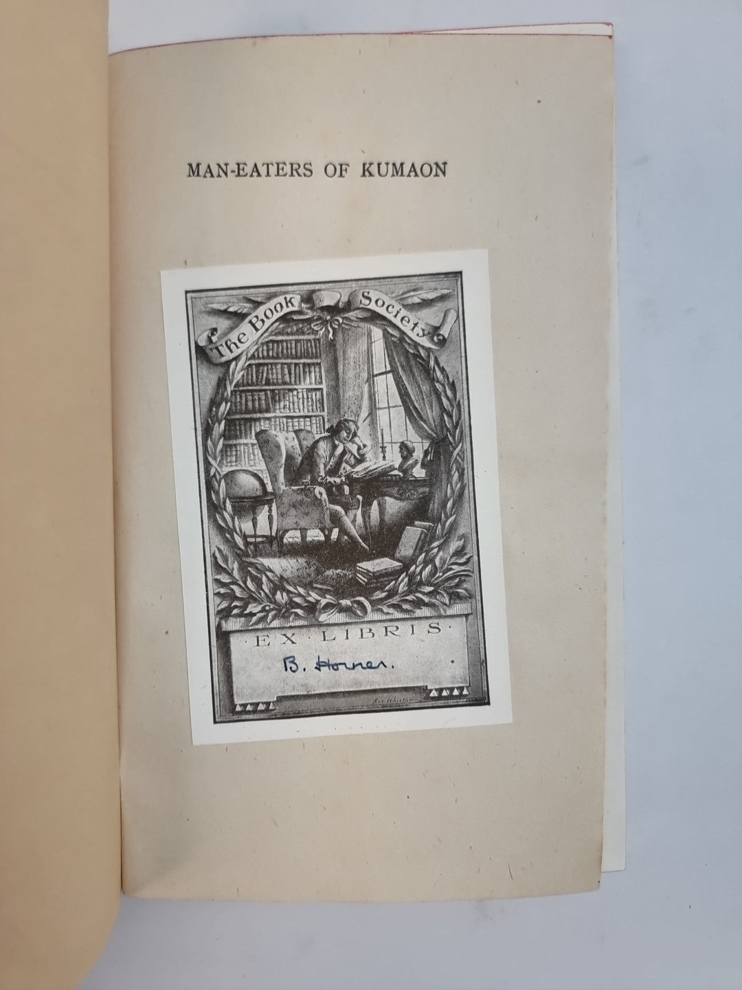 Man-Eaters of Kumaon, Jim Corbett — First Edition, AS NEW