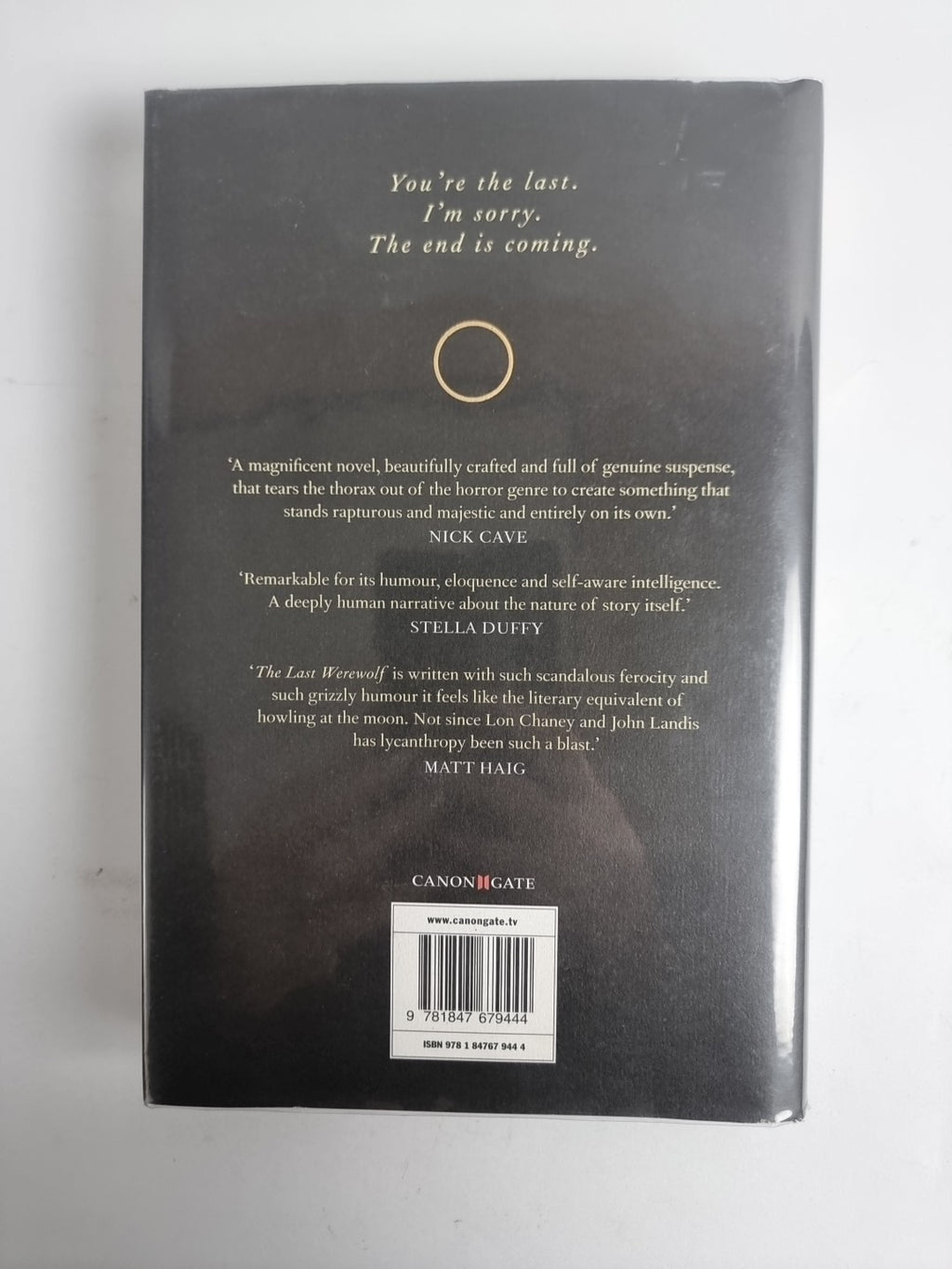 The Last Werewolf -The Last Werewolf By Duncan, Glen, HB 1st edition