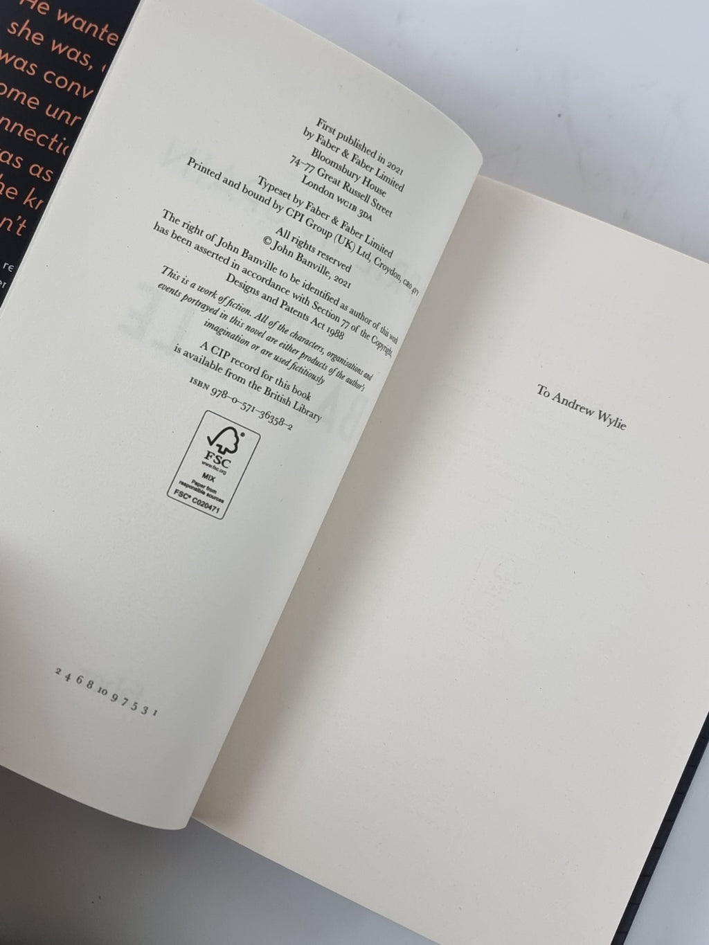 April in Spain, John Banville - First Edition, AS NEW
