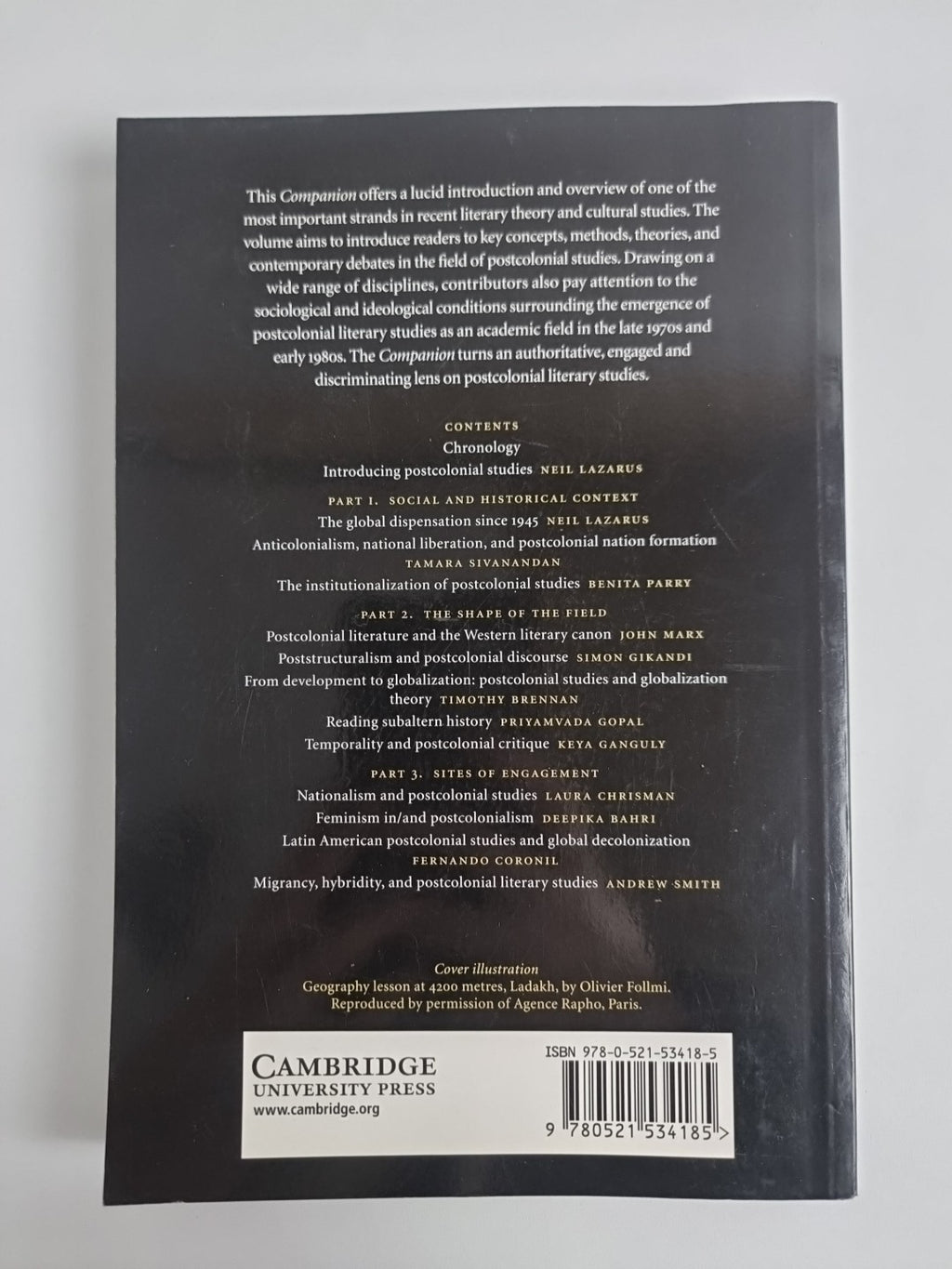 The Cambridge Companion to Postcoloni, Lazarus, Neil