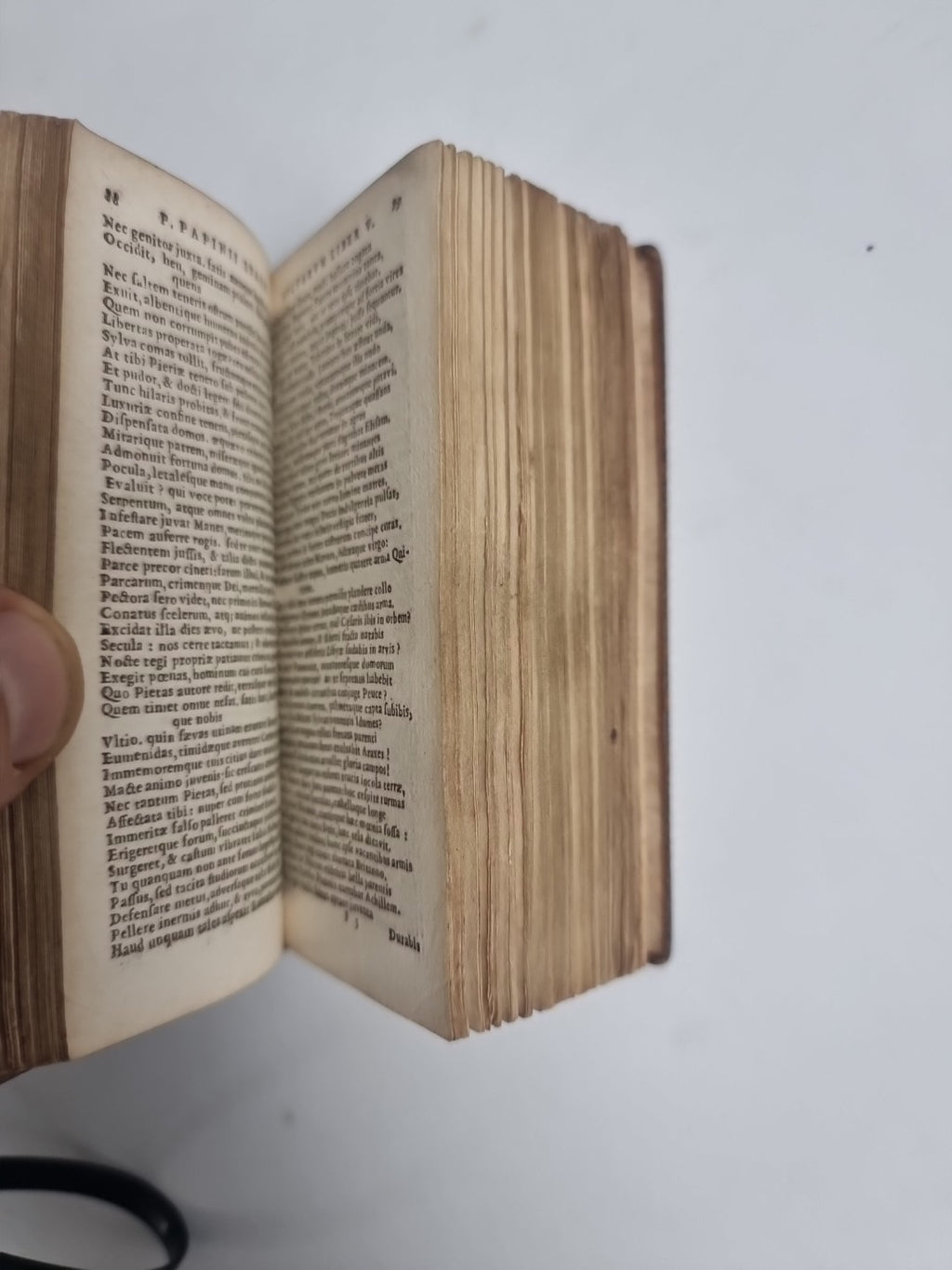 Opera Works, PVB Statius, Publius Papinius 1624 Fine Copy, Rare 
